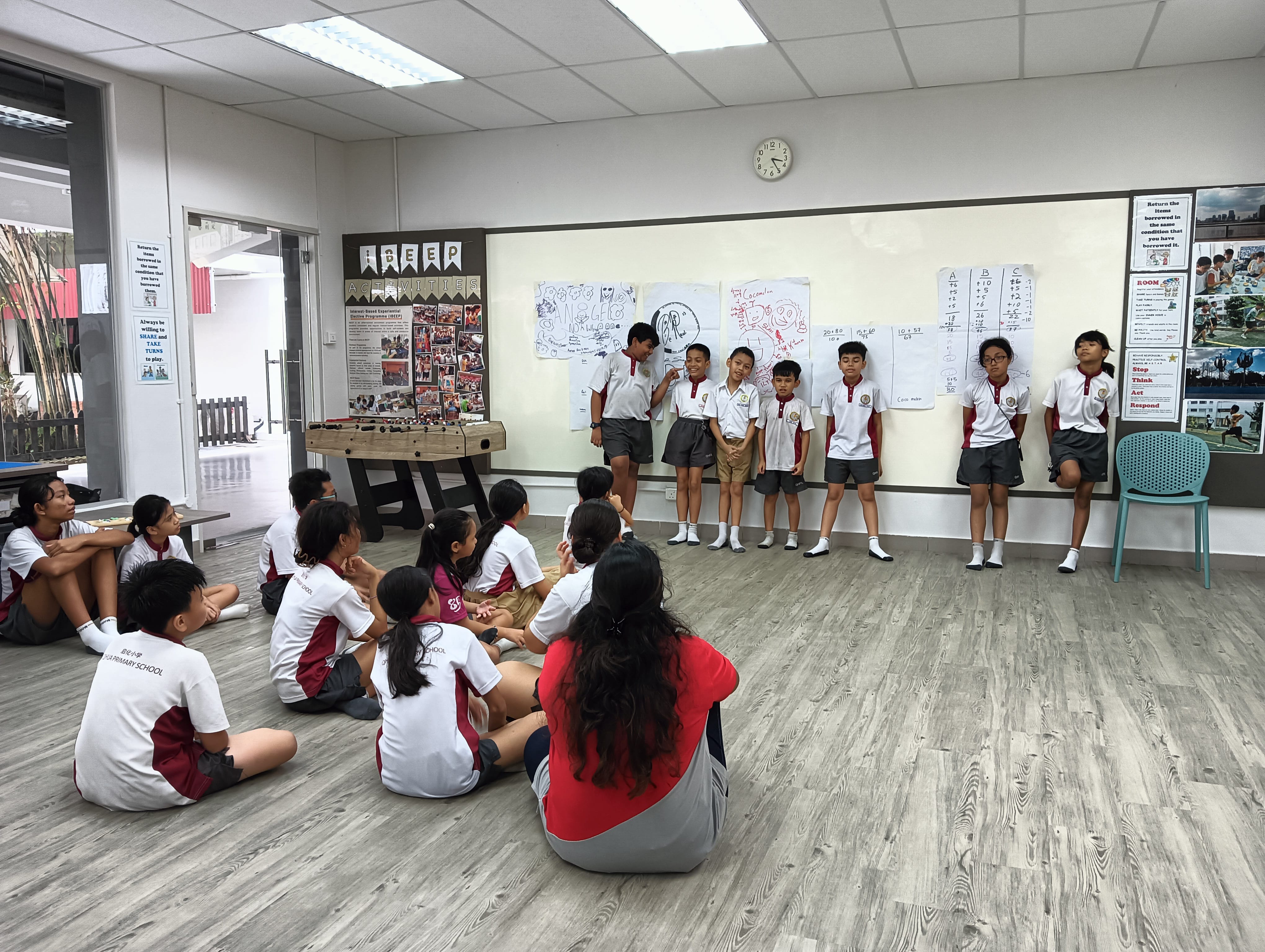 After school mentoring program at iBeep room